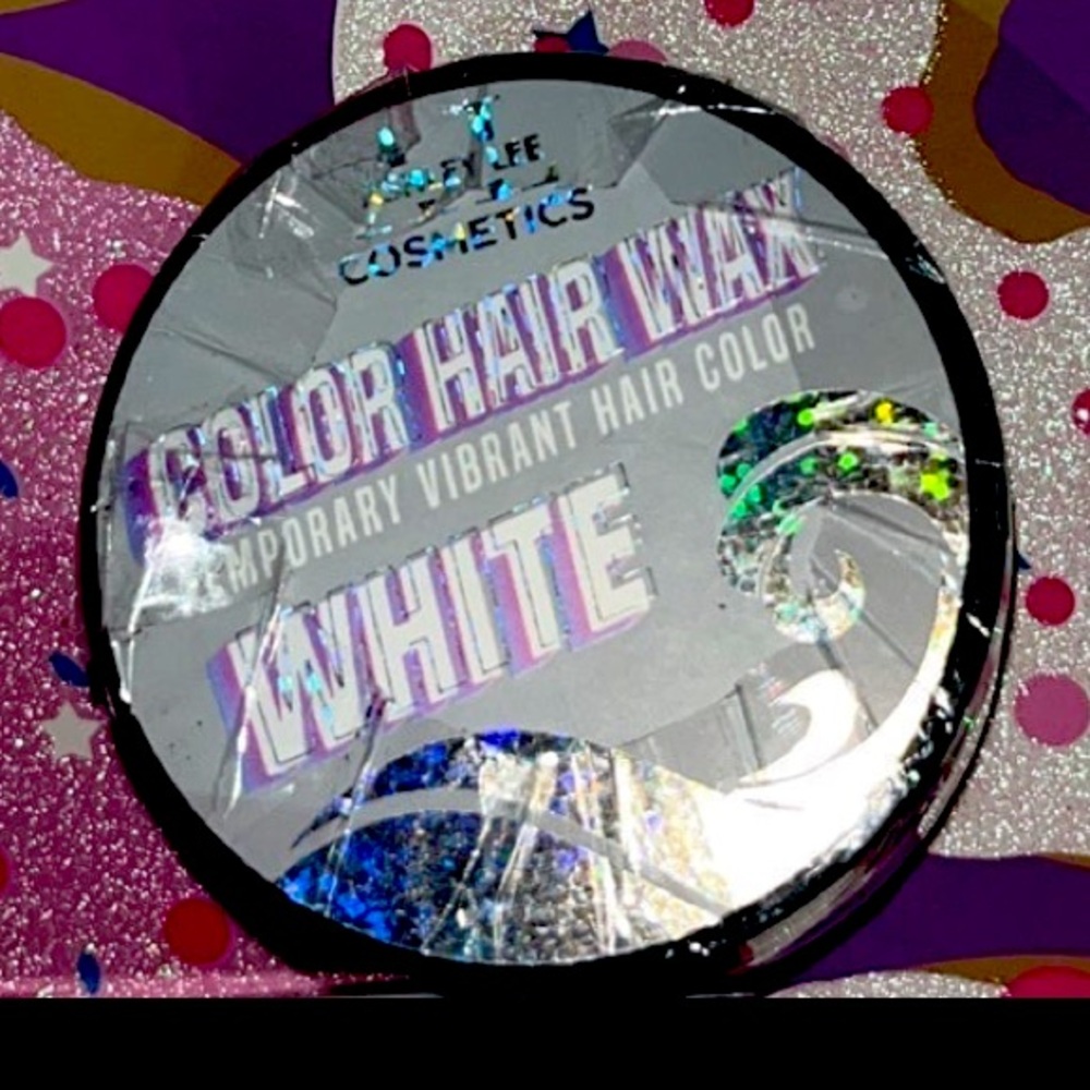 Color Hair Wax, temporary vibrant white hair color